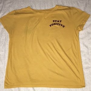 Slogan Cotton Tee